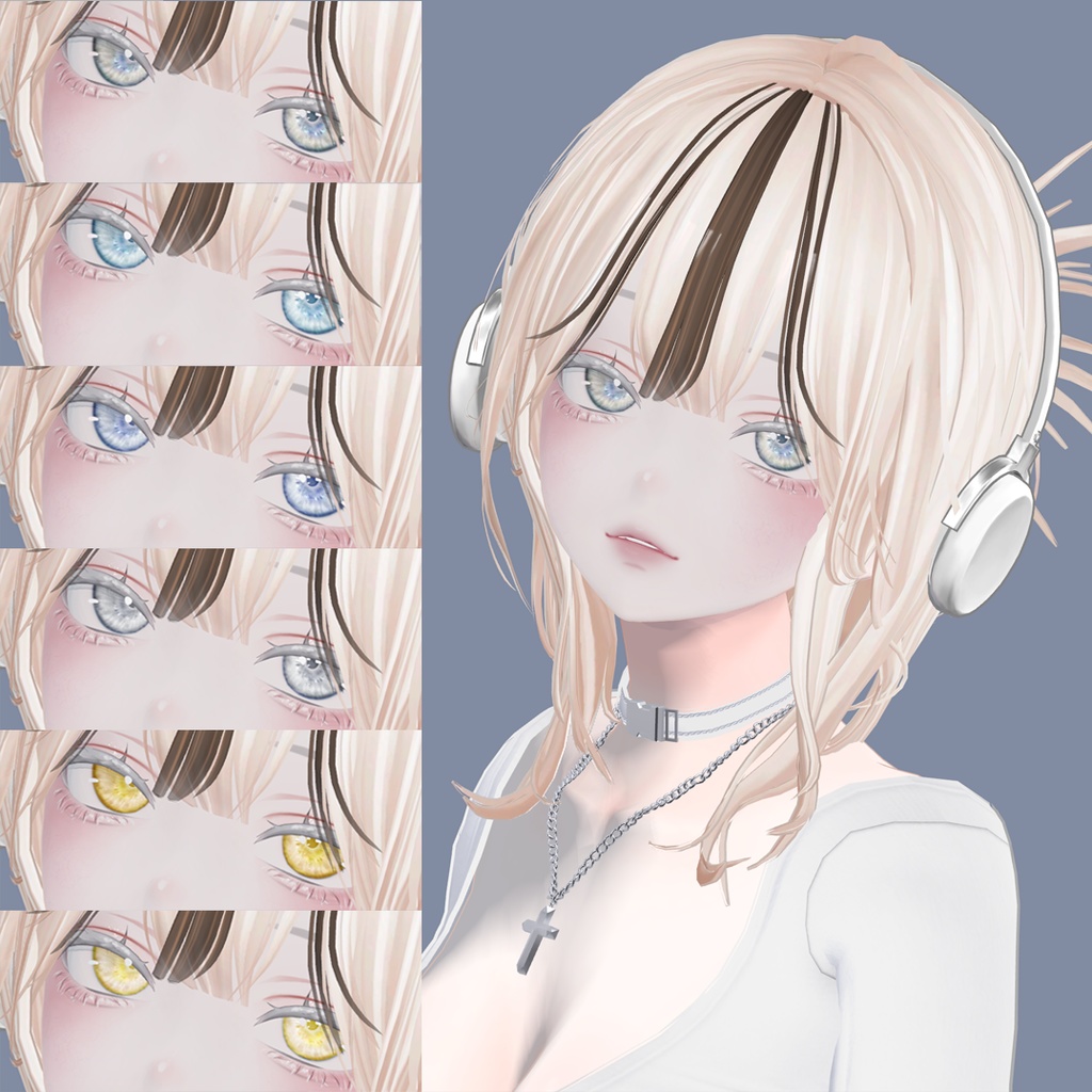 【Shinra, Moe, Selestia, Kikyo, Rindo】 Real eyes