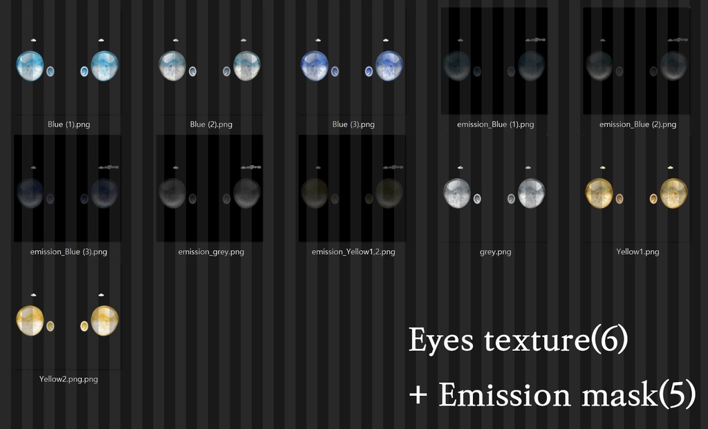 【Shinra, Moe, Selestia, Kikyo, Rindo】 Real eyes