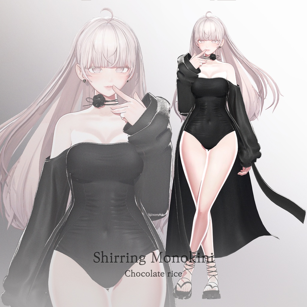 🏖️Summer 50% OFF🏖️ / 【19アバター対応】 Shirring Monokini
