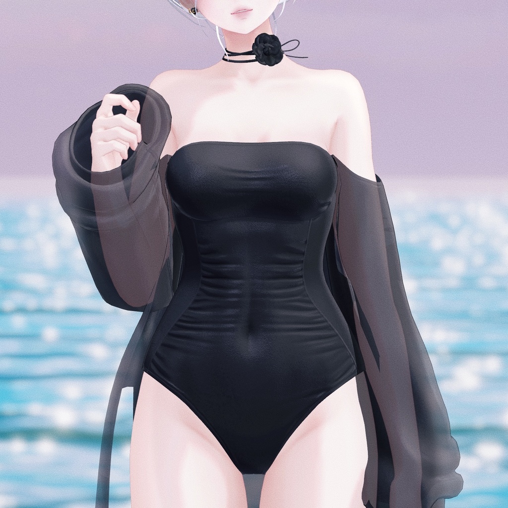 【14アバター対応】 Shirring Monokini