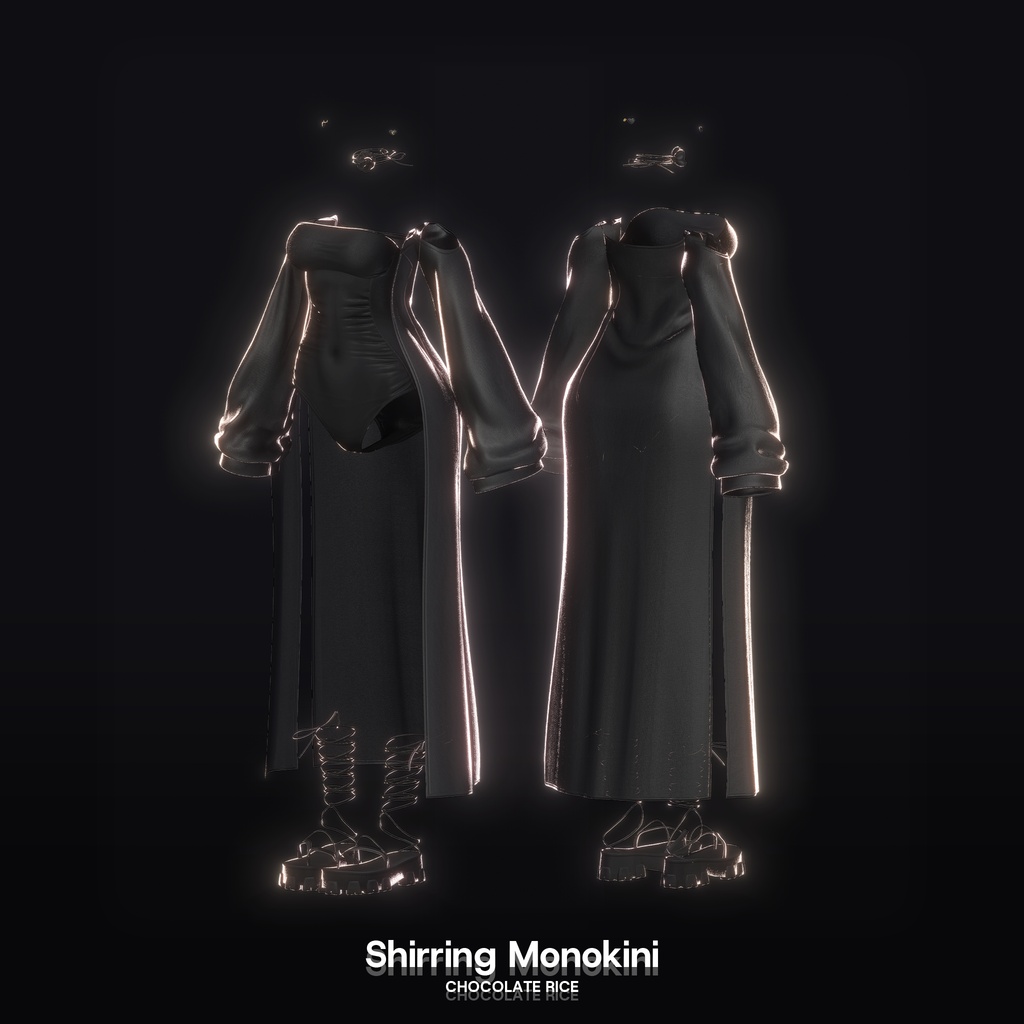【14アバター対応】 Shirring Monokini