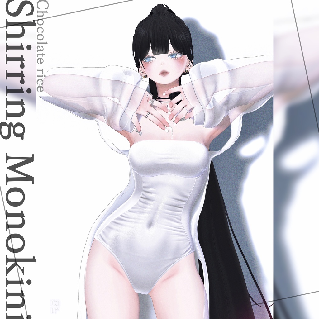 【8アバター対応】 Shirring Monokini