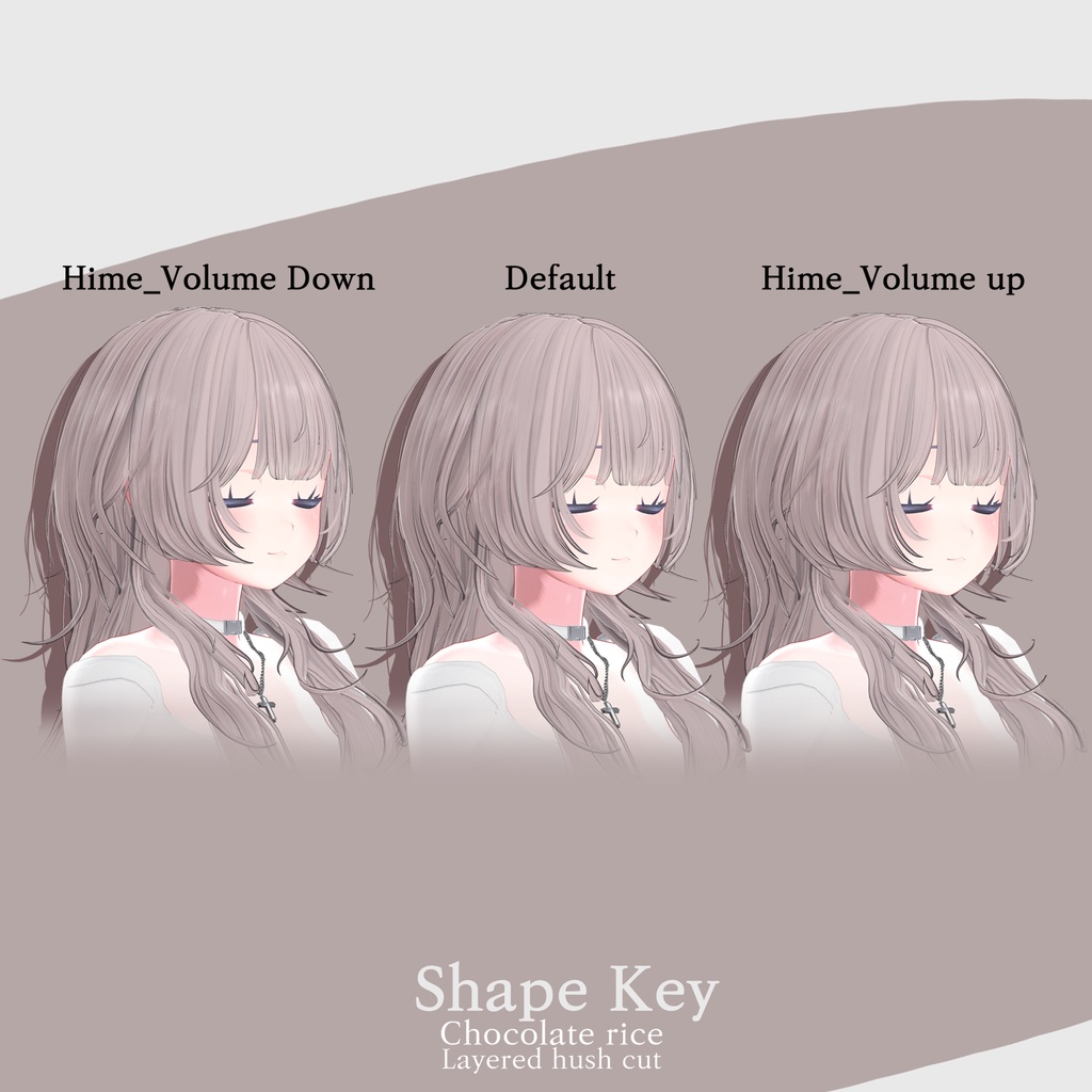 【Layered hush cut Hair】