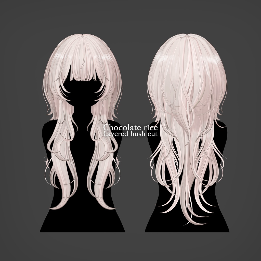 【Layered hush cut Hair】