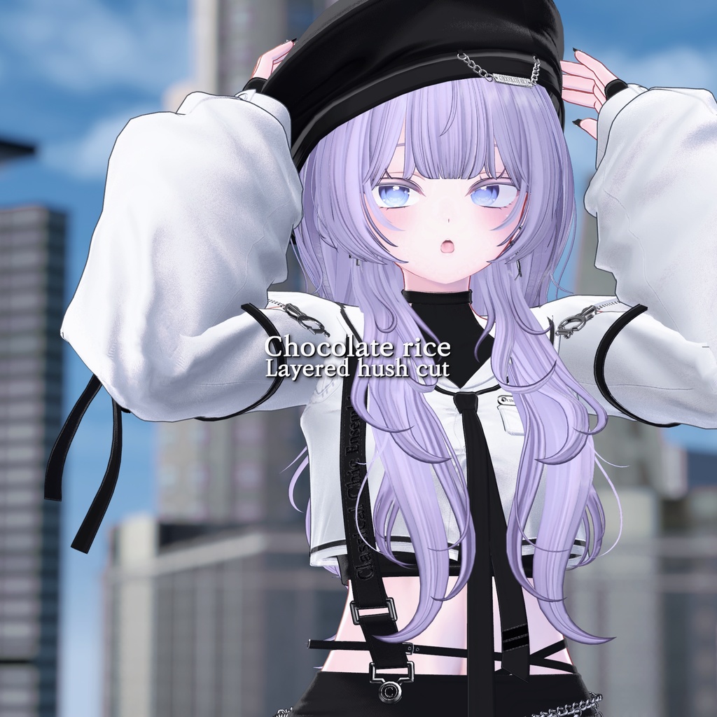 【Layered hush cut Hair】