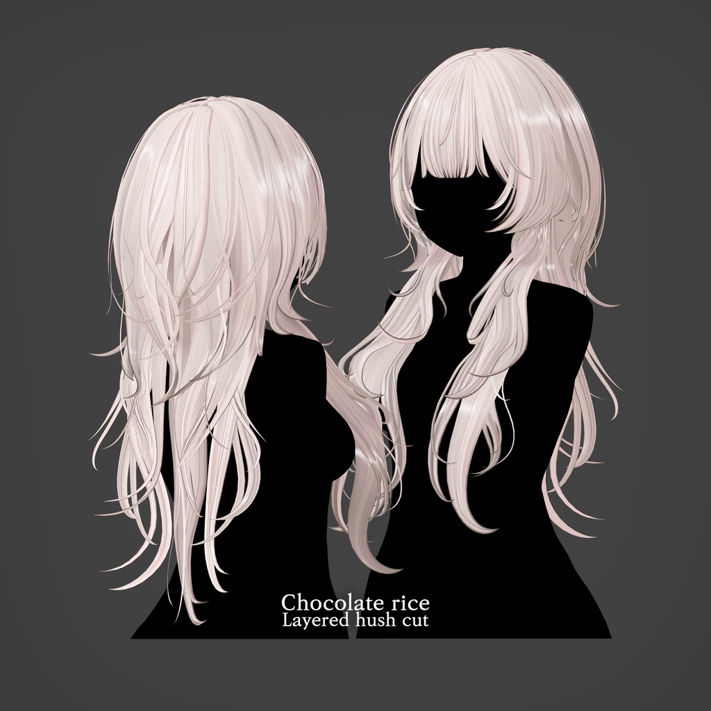 【Layered hush cut Hair】