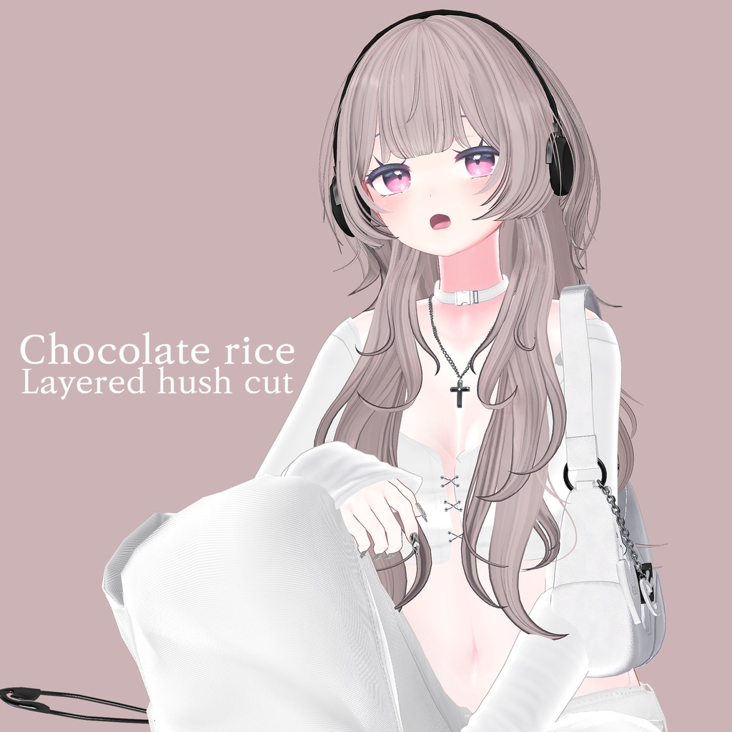 【Layered hush cut Hair】