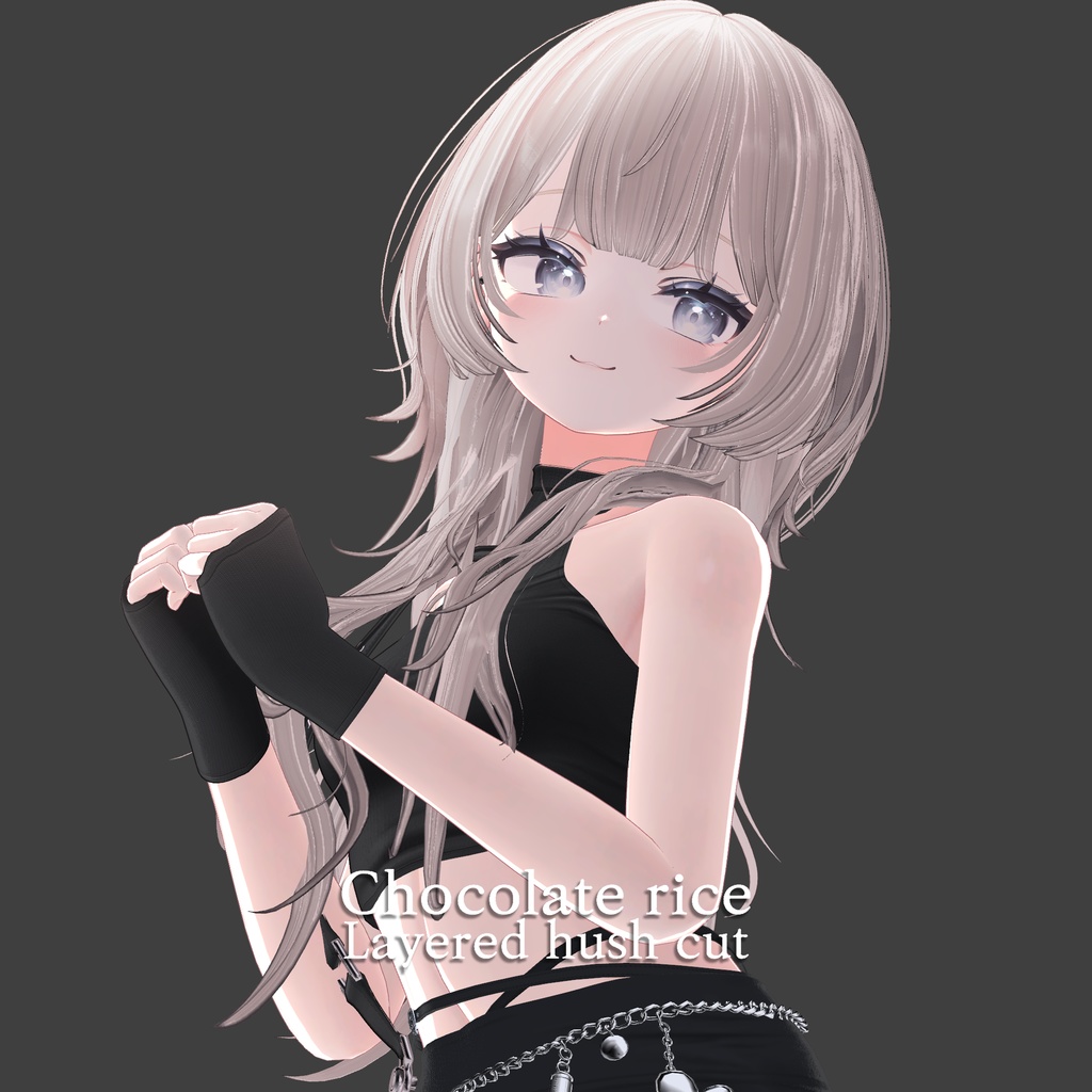 【Layered hush cut Hair】