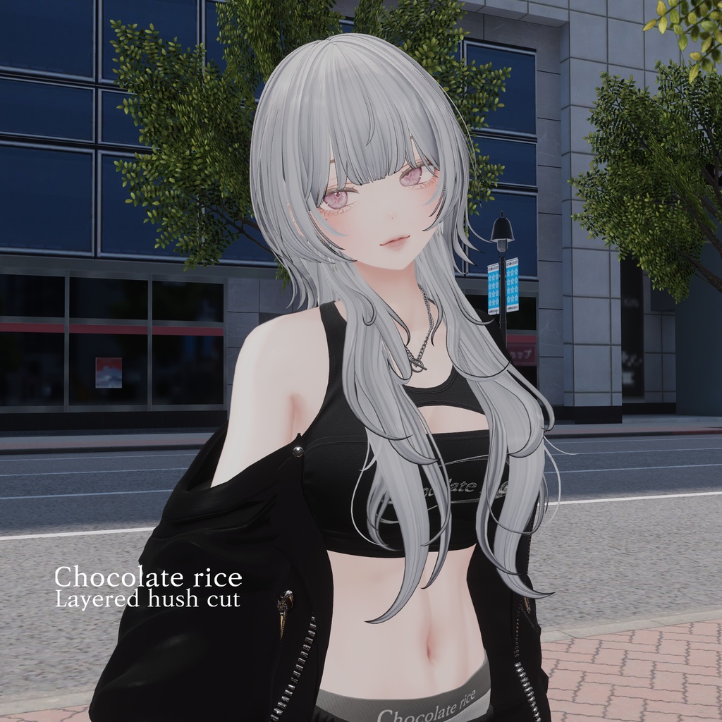 【Layered hush cut Hair】