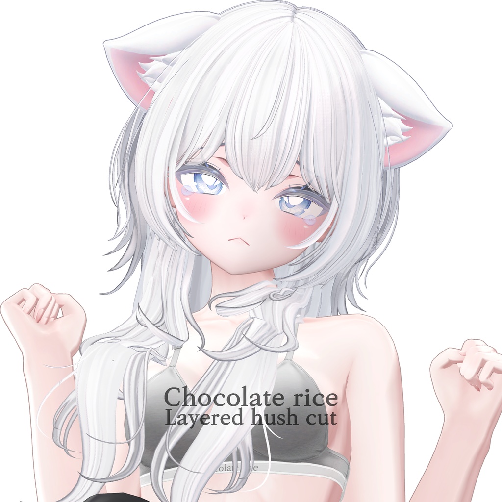 【Layered hush cut Hair】