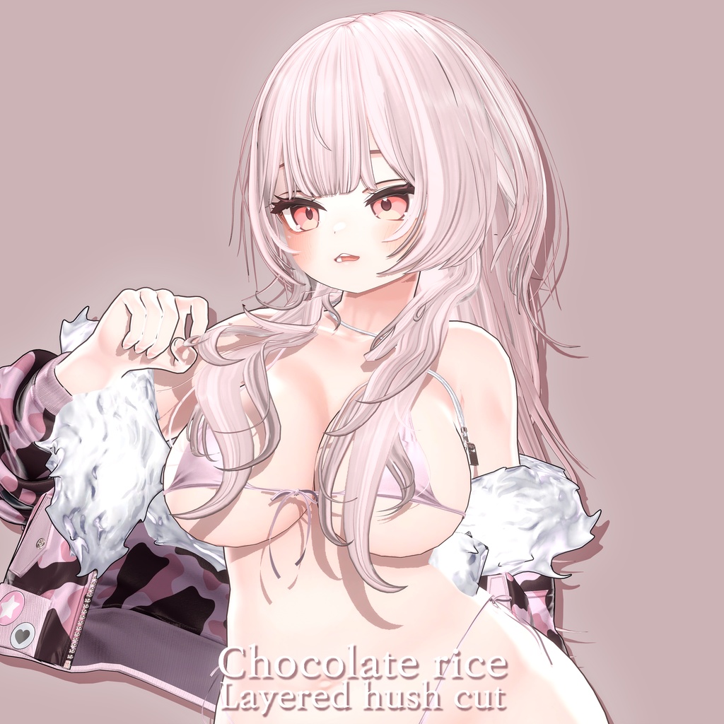 【Layered hush cut Hair】