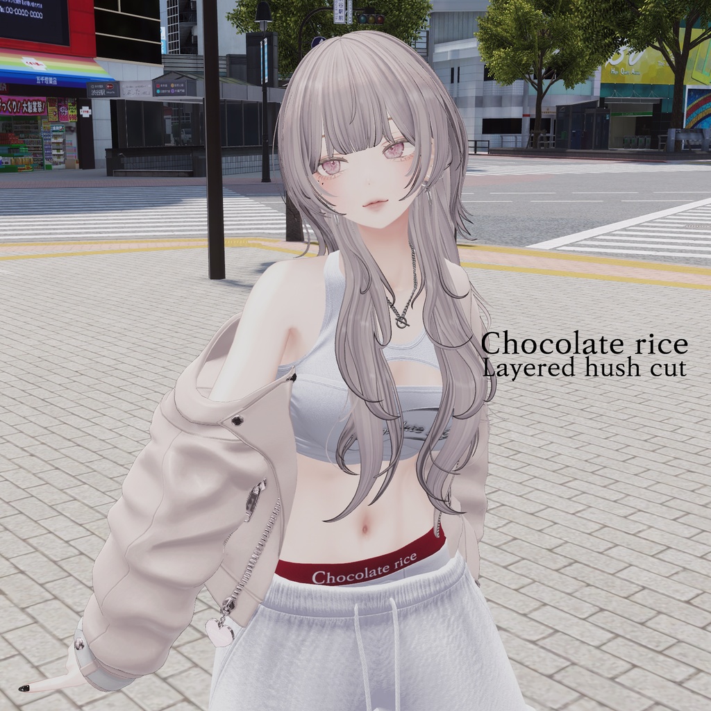 【Layered hush cut Hair】