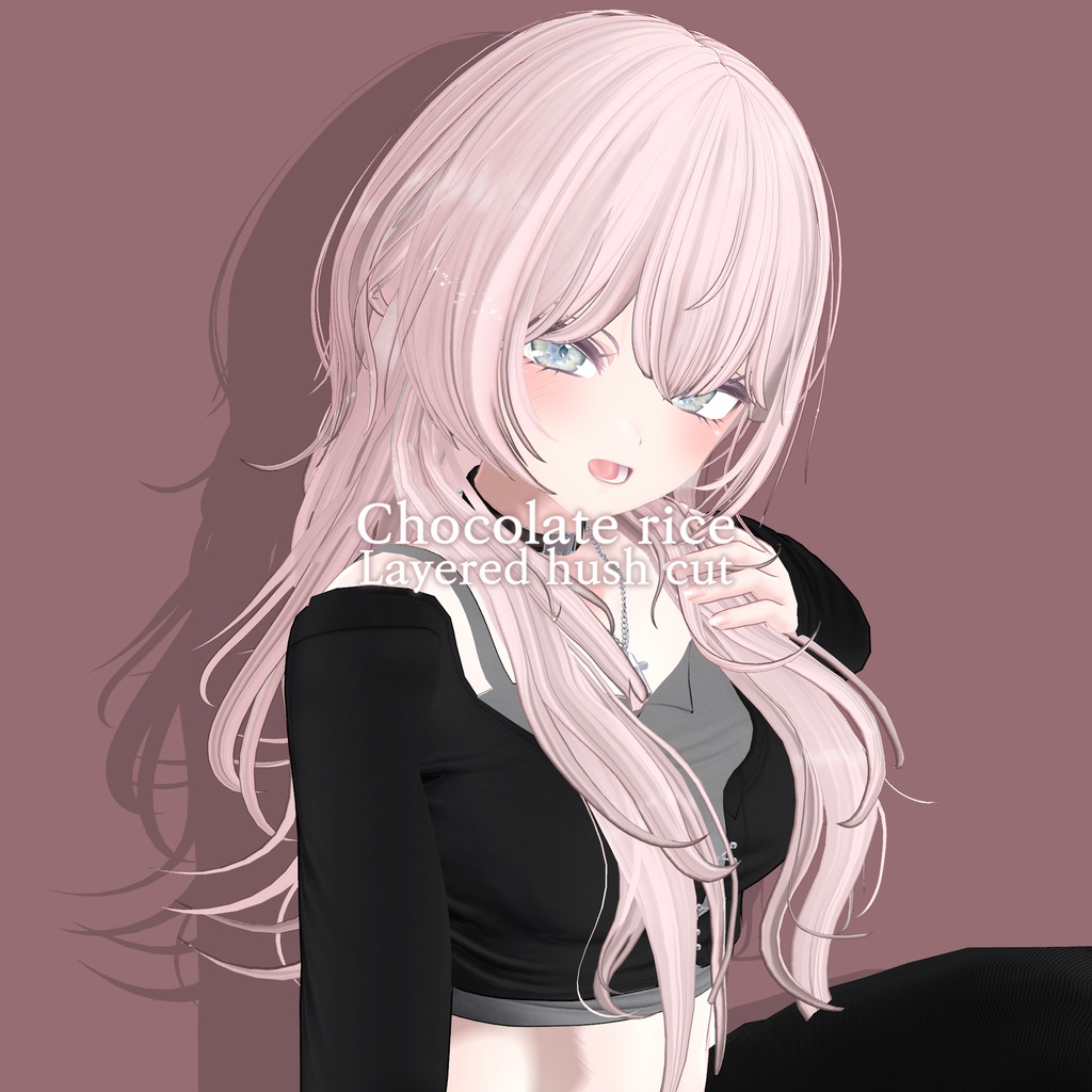 【Layered hush cut Hair】