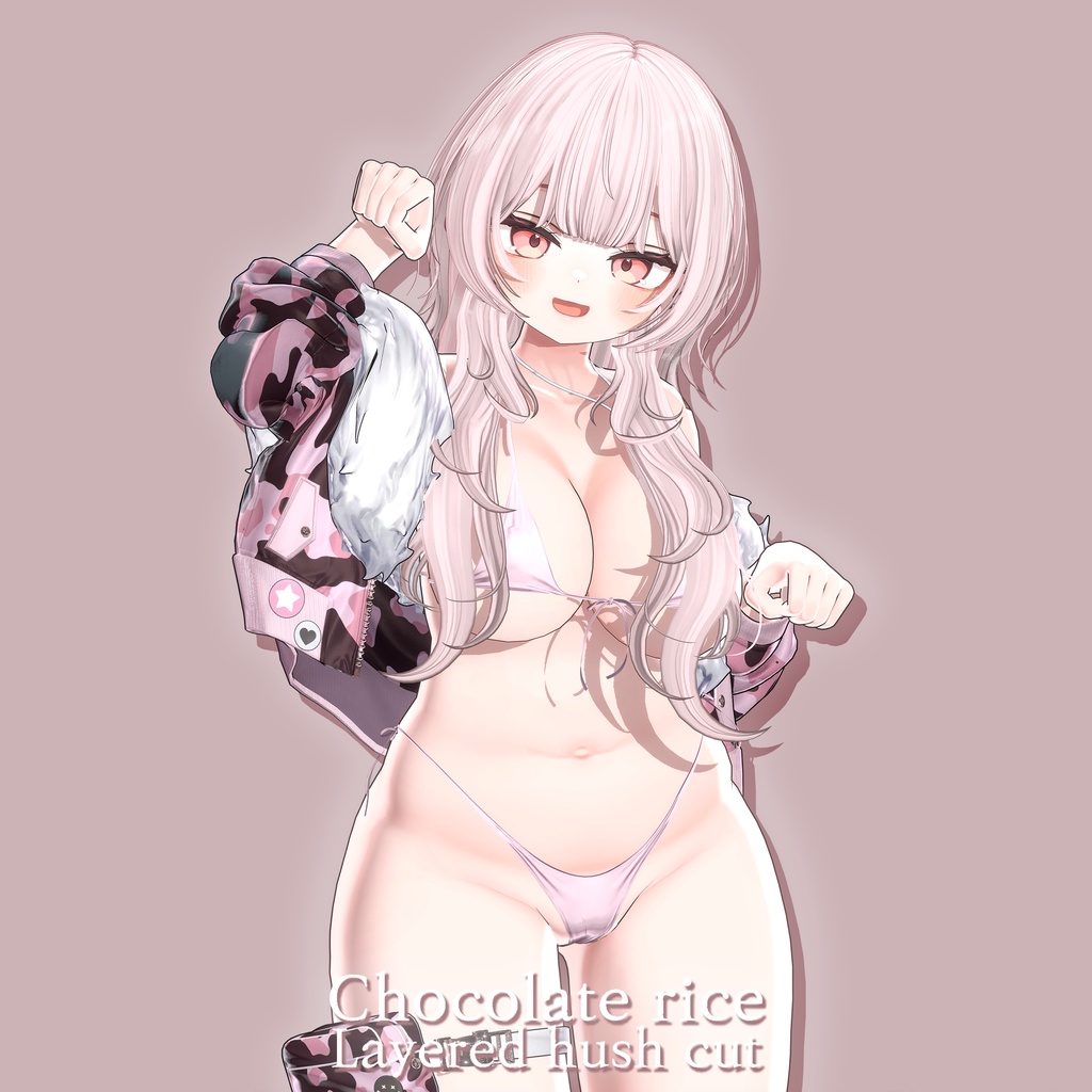 【Layered hush cut Hair】