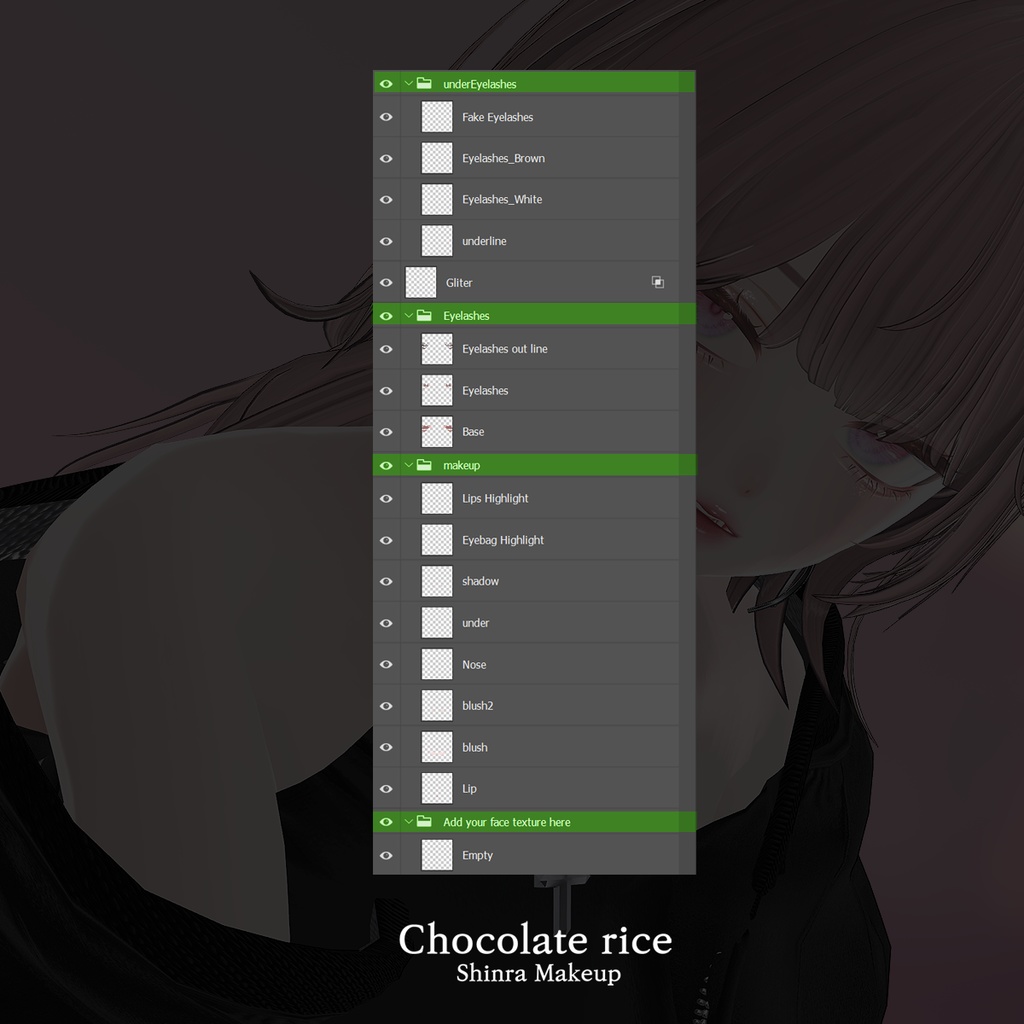 【Shinra】 Makeup texture No.2