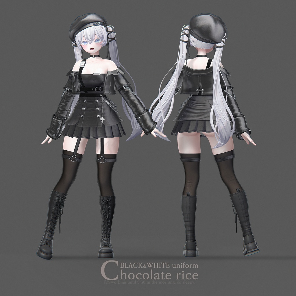 【Sio 対応】 BLACK&WHITE_Uniform