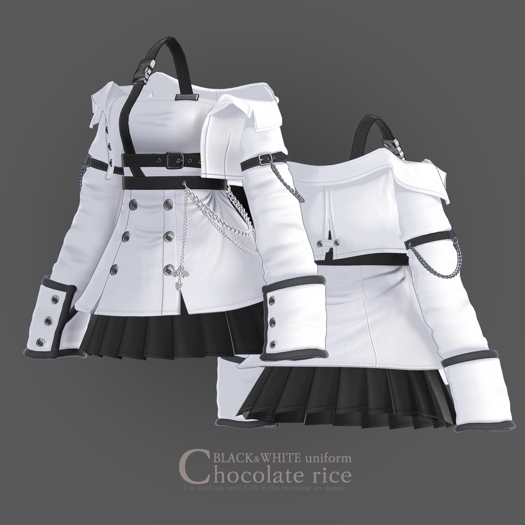【Sio 対応】 BLACK&WHITE_Uniform