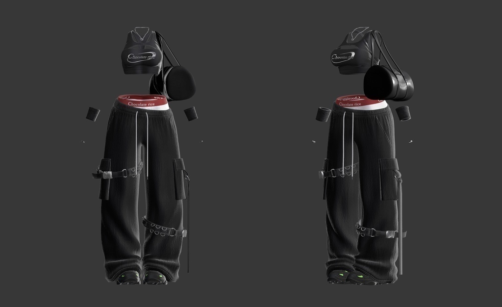 【Chocolate rice Sio set】