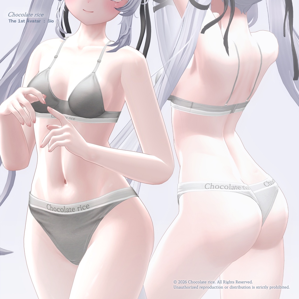 【オリジナル3Dモデル】 Sio / しお / ver.2.5