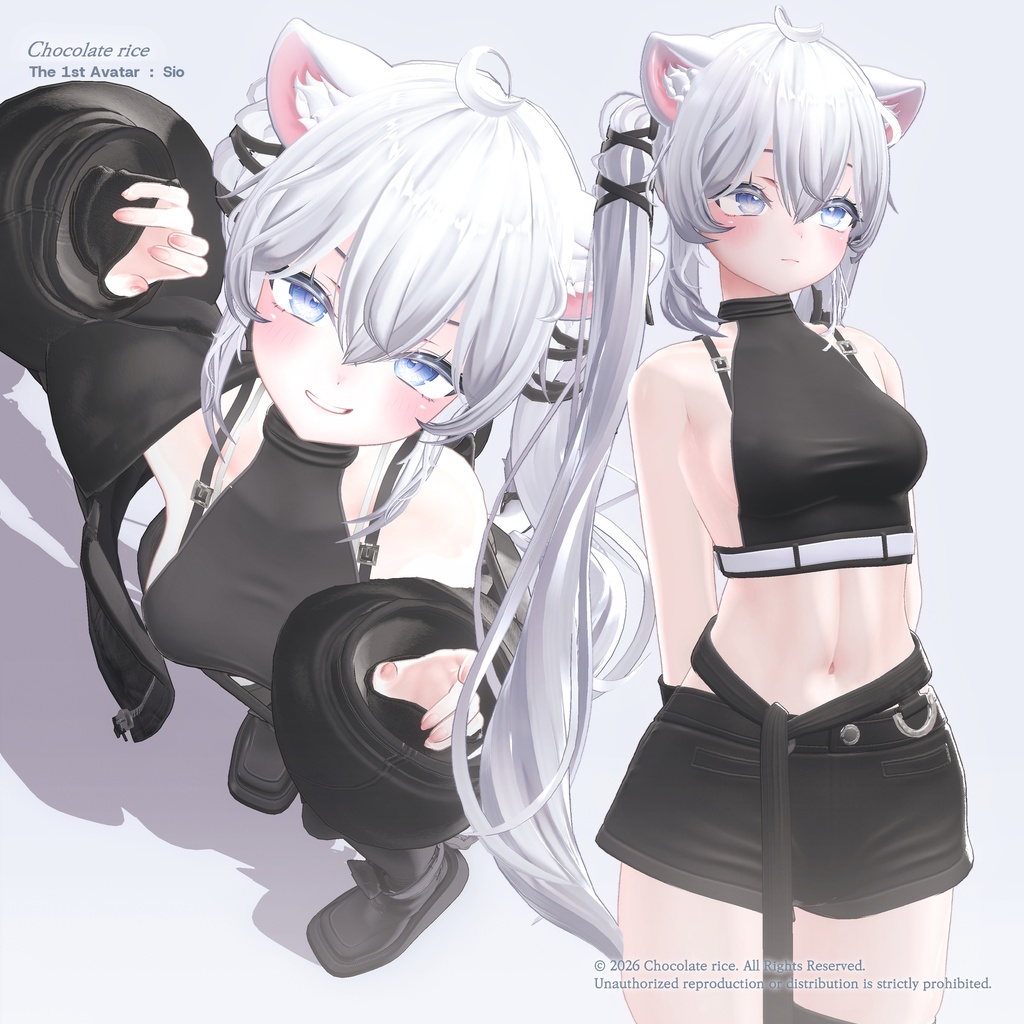 【オリジナル3Dモデル】 Sio / しお / ver.2.5