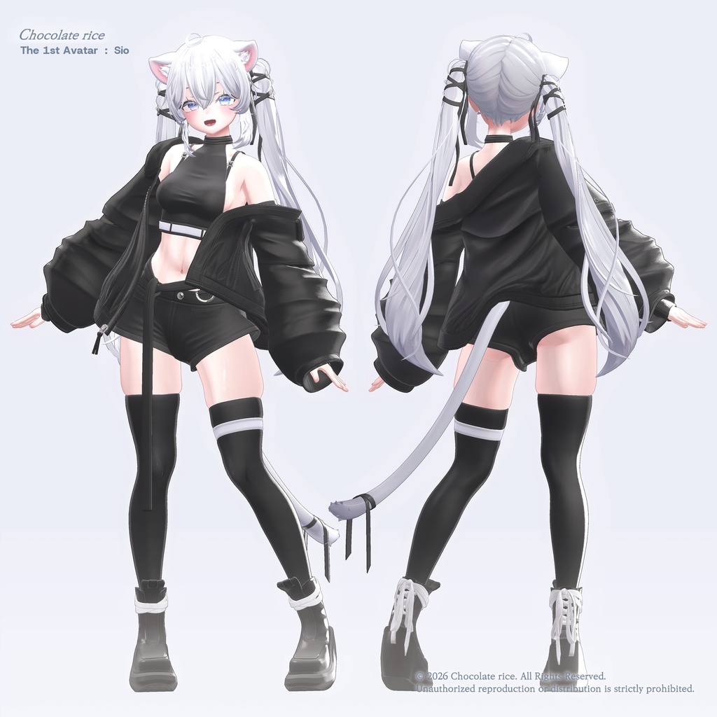 【オリジナル3Dモデル】 Sio / しお / ver.2.5