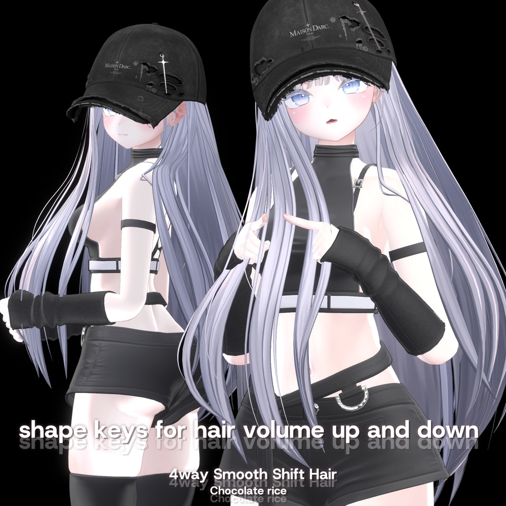 【4way Smooth Shift Hair】