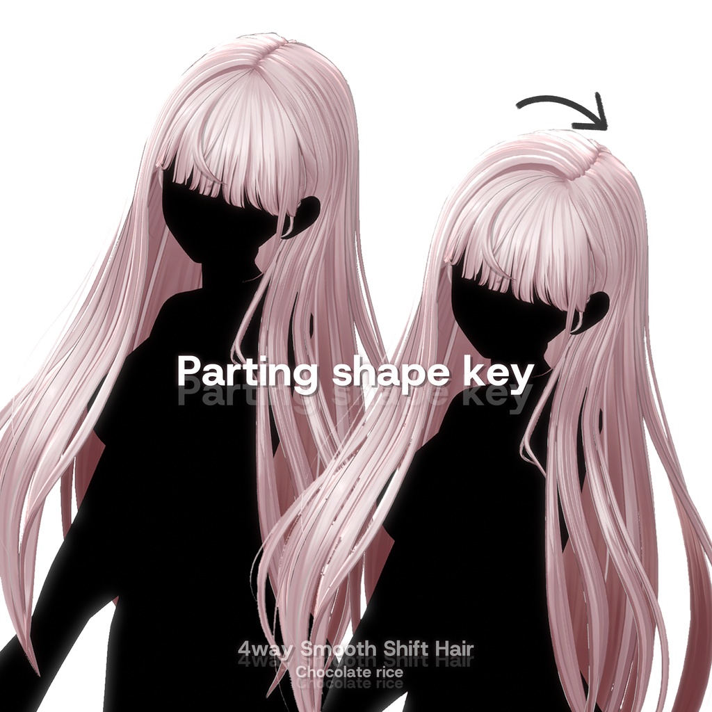 【4way Smooth Shift Hair】