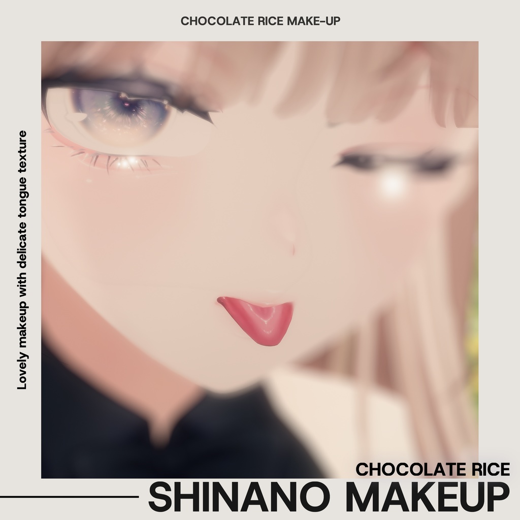 【Shinano】 Makeup+Tongue texture