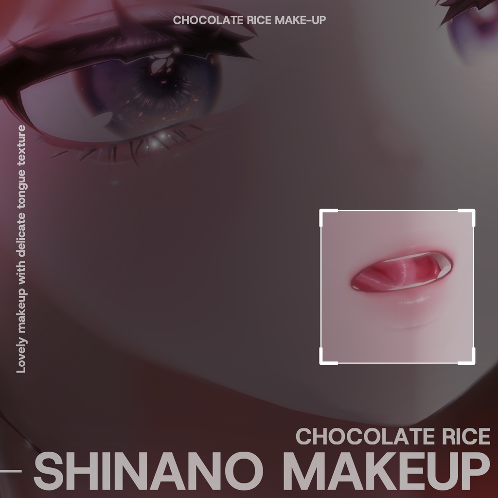 【Shinano】 Makeup+Tongue texture