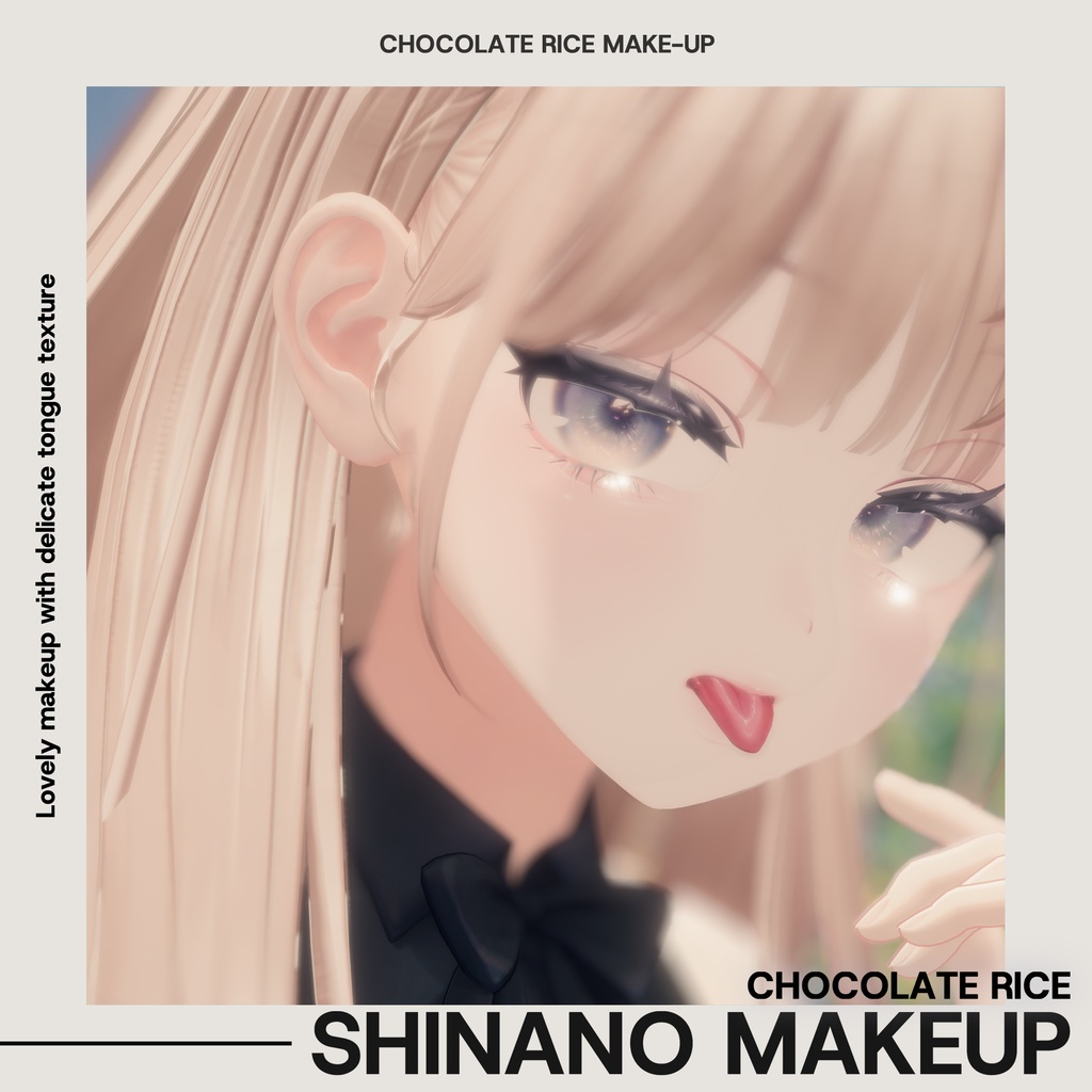 【Shinano】 Makeup+Tongue texture