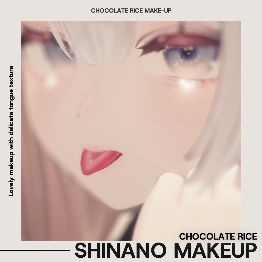 【Shinano】 Makeup+Tongue texture
