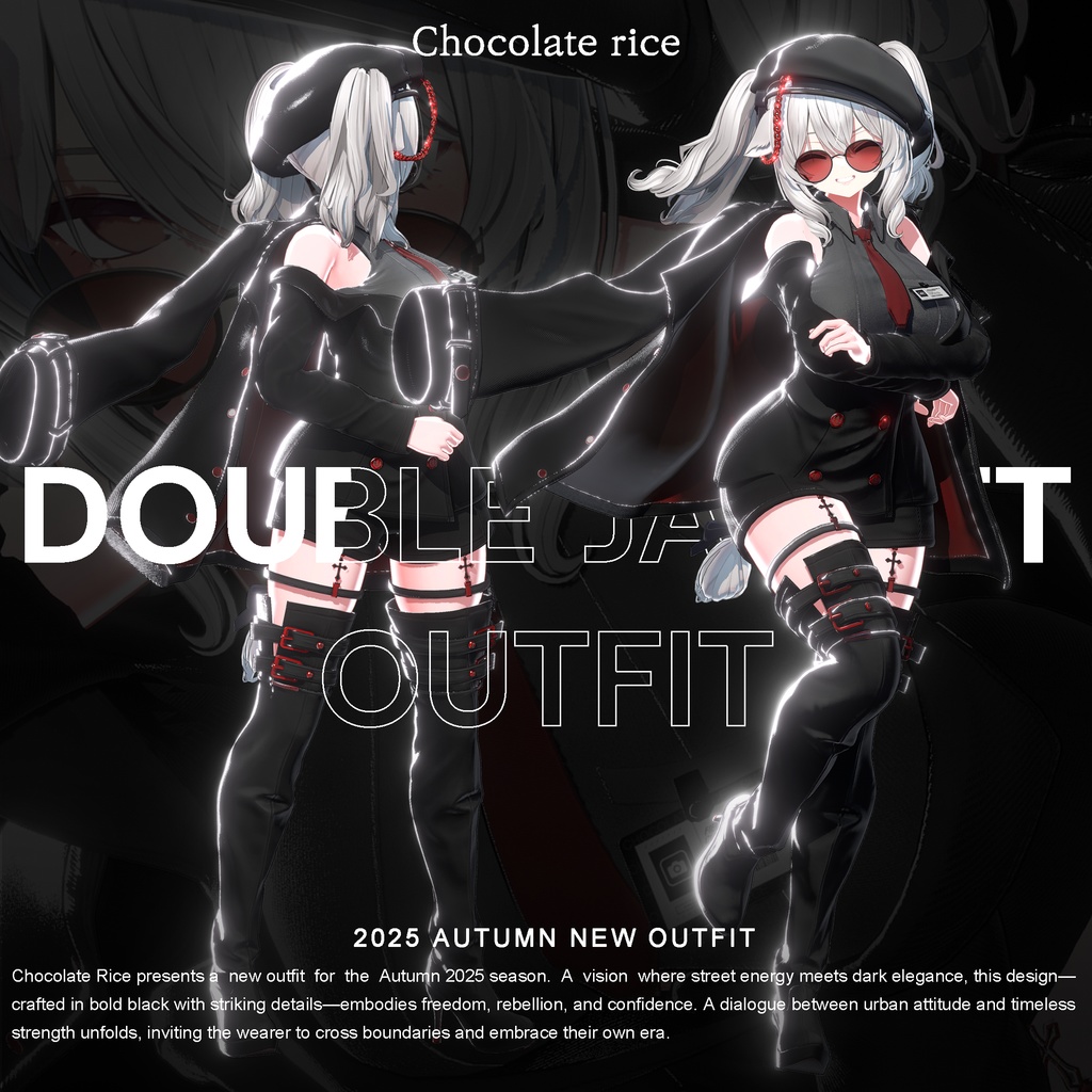 【 Double Jacket Outfit】