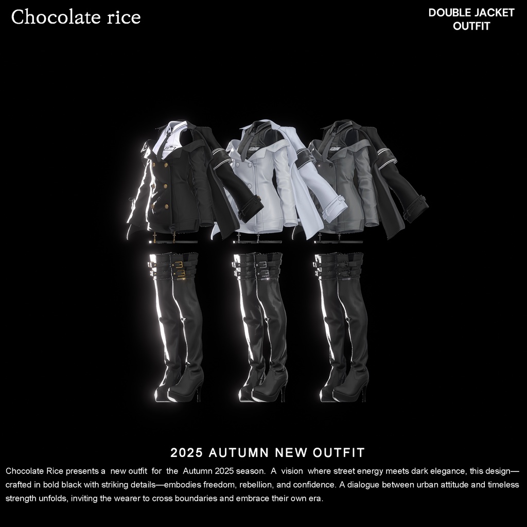 【 Double Jacket Outfit】