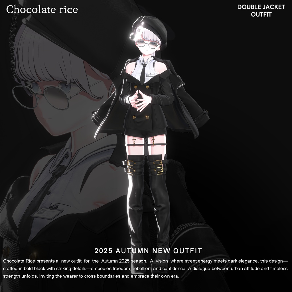 【 Double Jacket Outfit】