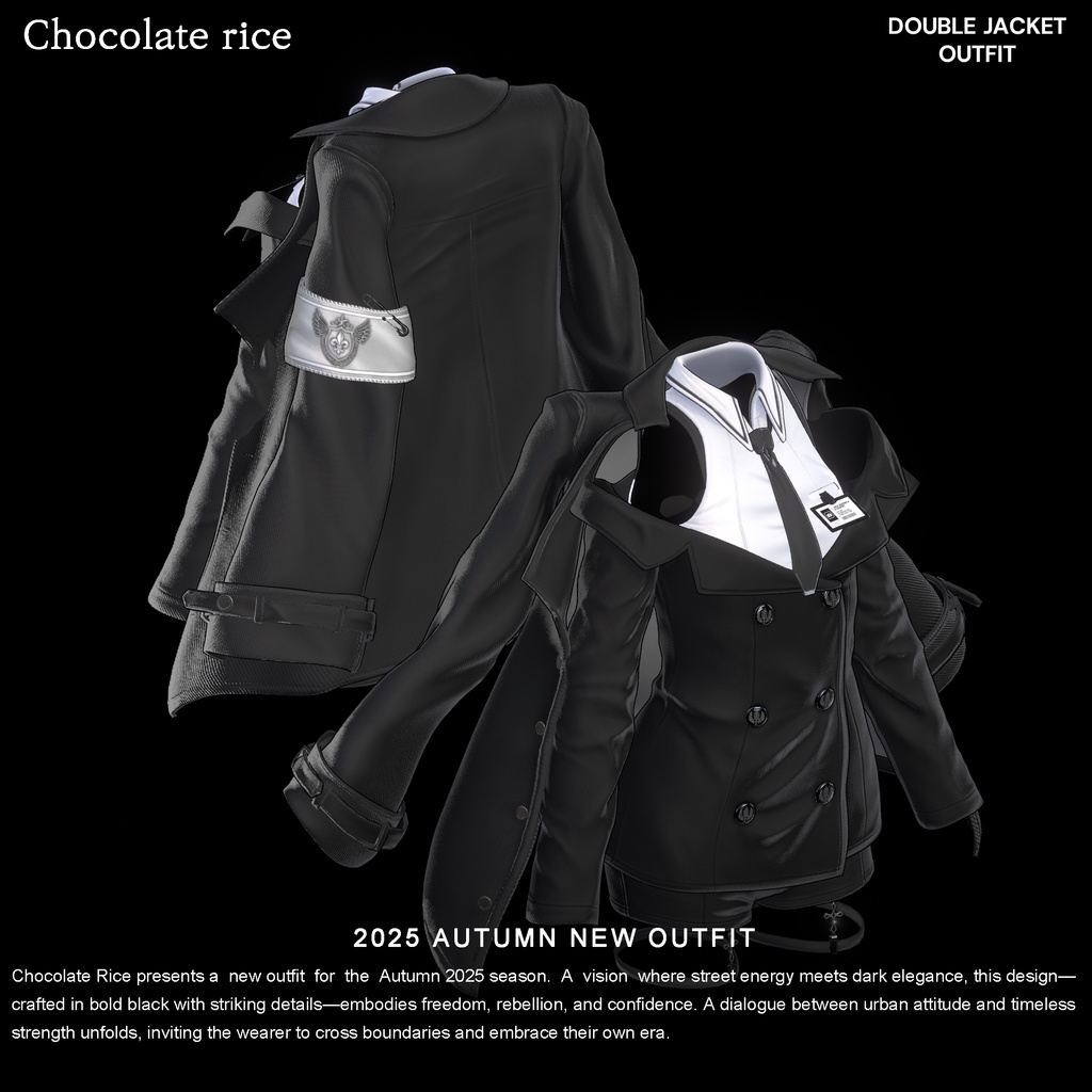 【 Double Jacket Outfit】