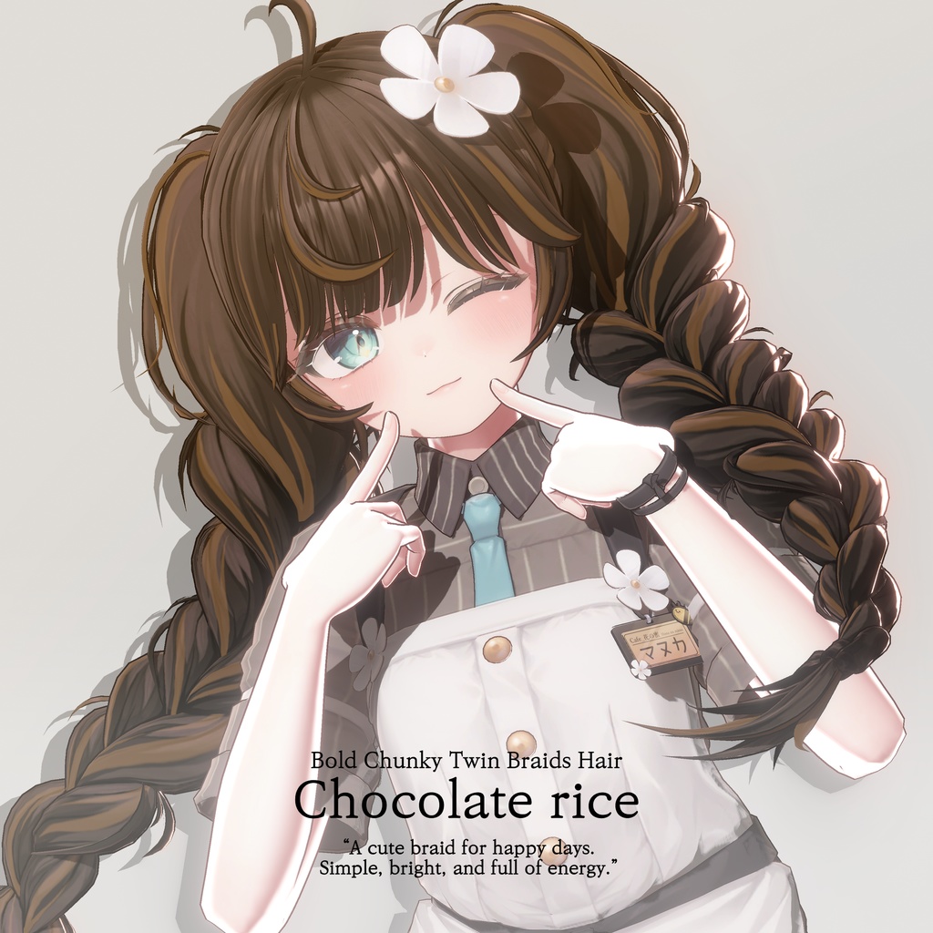 【 𝐁𝐨𝐥𝐝 𝐂𝐡𝐮𝐧𝐤𝐲 𝐓𝐰𝐢𝐧 𝐁𝐫𝐚𝐢𝐝𝐬 𝐇𝐚𝐢𝐫 】