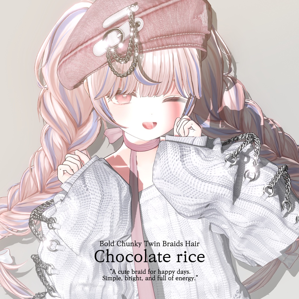 【 𝐁𝐨𝐥𝐝 𝐂𝐡𝐮𝐧𝐤𝐲 𝐓𝐰𝐢𝐧 𝐁𝐫𝐚𝐢𝐝𝐬 𝐇𝐚𝐢𝐫 】