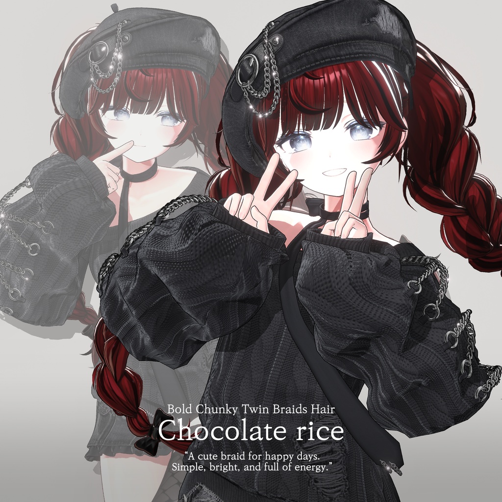 ✨✨✨30%OFF✨✨✨ 【 𝐁𝐨𝐥𝐝 𝐂𝐡𝐮𝐧𝐤𝐲 𝐓𝐰𝐢𝐧 𝐁𝐫𝐚𝐢𝐝𝐬 𝐇𝐚𝐢𝐫 】