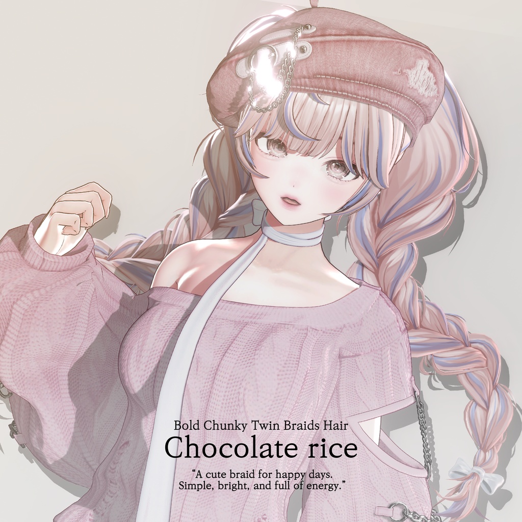 【 𝐁𝐨𝐥𝐝 𝐂𝐡𝐮𝐧𝐤𝐲 𝐓𝐰𝐢𝐧 𝐁𝐫𝐚𝐢𝐝𝐬 𝐇𝐚𝐢𝐫 】