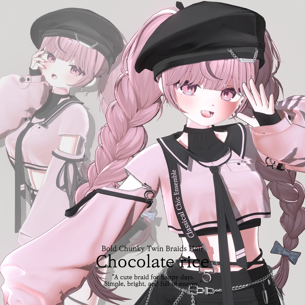 ✨✨✨30%OFF✨✨✨ 【 𝐁𝐨𝐥𝐝 𝐂𝐡𝐮𝐧𝐤𝐲 𝐓𝐰𝐢𝐧 𝐁𝐫𝐚𝐢𝐝𝐬 𝐇𝐚𝐢𝐫 】