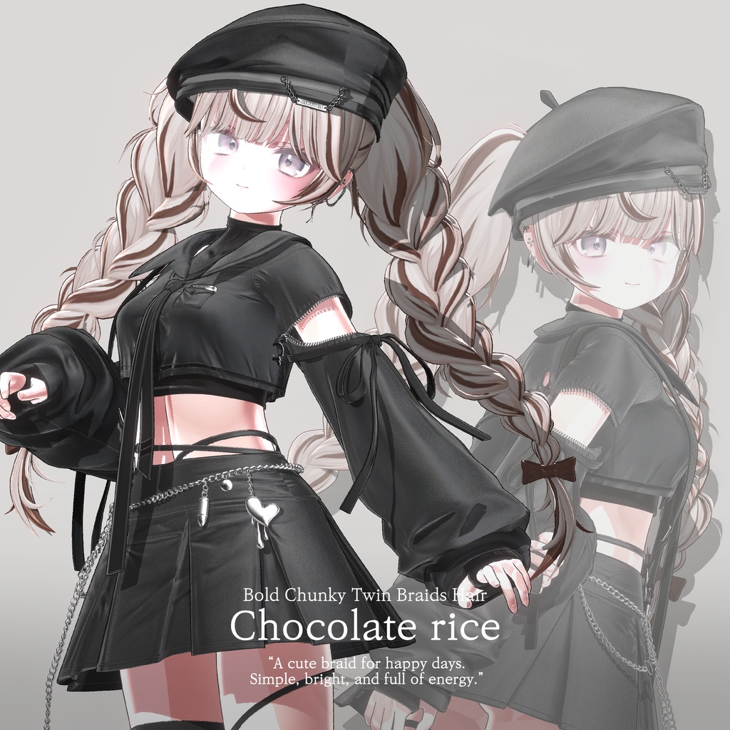 ✨✨✨30%OFF✨✨✨ 【 𝐁𝐨𝐥𝐝 𝐂𝐡𝐮𝐧𝐤𝐲 𝐓𝐰𝐢𝐧 𝐁𝐫𝐚𝐢𝐝𝐬 𝐇𝐚𝐢𝐫 】