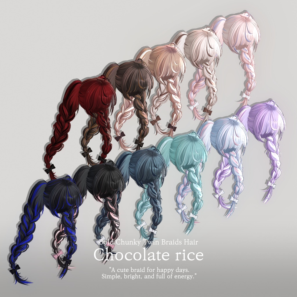 ✨✨✨30%OFF✨✨✨ 【 𝐁𝐨𝐥𝐝 𝐂𝐡𝐮𝐧𝐤𝐲 𝐓𝐰𝐢𝐧 𝐁𝐫𝐚𝐢𝐝𝐬 𝐇𝐚𝐢𝐫 】