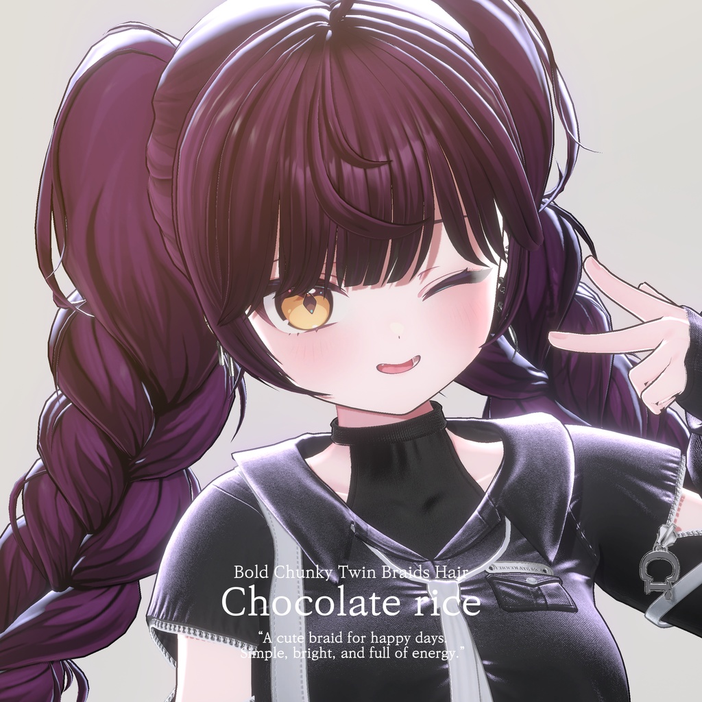 【 𝐁𝐨𝐥𝐝 𝐂𝐡𝐮𝐧𝐤𝐲 𝐓𝐰𝐢𝐧 𝐁𝐫𝐚𝐢𝐝𝐬 𝐇𝐚𝐢𝐫 】