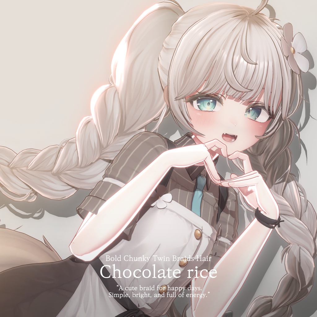 【 𝐁𝐨𝐥𝐝 𝐂𝐡𝐮𝐧𝐤𝐲 𝐓𝐰𝐢𝐧 𝐁𝐫𝐚𝐢𝐝𝐬 𝐇𝐚𝐢𝐫 】