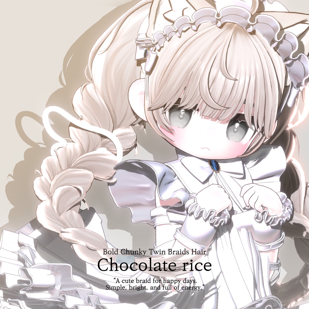 【 𝐁𝐨𝐥𝐝 𝐂𝐡𝐮𝐧𝐤𝐲 𝐓𝐰𝐢𝐧 𝐁𝐫𝐚𝐢𝐝𝐬 𝐇𝐚𝐢𝐫 】