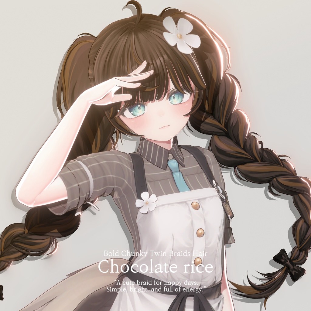 【 𝐁𝐨𝐥𝐝 𝐂𝐡𝐮𝐧𝐤𝐲 𝐓𝐰𝐢𝐧 𝐁𝐫𝐚𝐢𝐝𝐬 𝐇𝐚𝐢𝐫 】