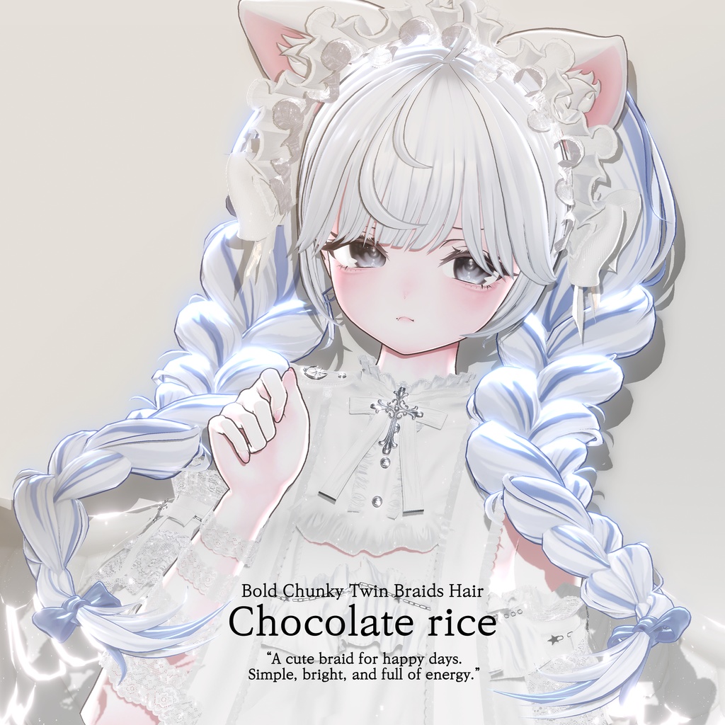 【 𝐁𝐨𝐥𝐝 𝐂𝐡𝐮𝐧𝐤𝐲 𝐓𝐰𝐢𝐧 𝐁𝐫𝐚𝐢𝐝𝐬 𝐇𝐚𝐢𝐫 】