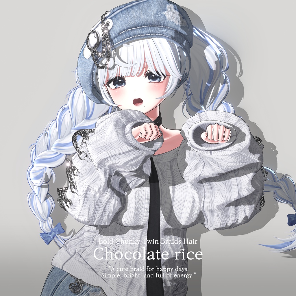 ✨✨✨30%OFF✨✨✨ 【 𝐁𝐨𝐥𝐝 𝐂𝐡𝐮𝐧𝐤𝐲 𝐓𝐰𝐢𝐧 𝐁𝐫𝐚𝐢𝐝𝐬 𝐇𝐚𝐢𝐫 】