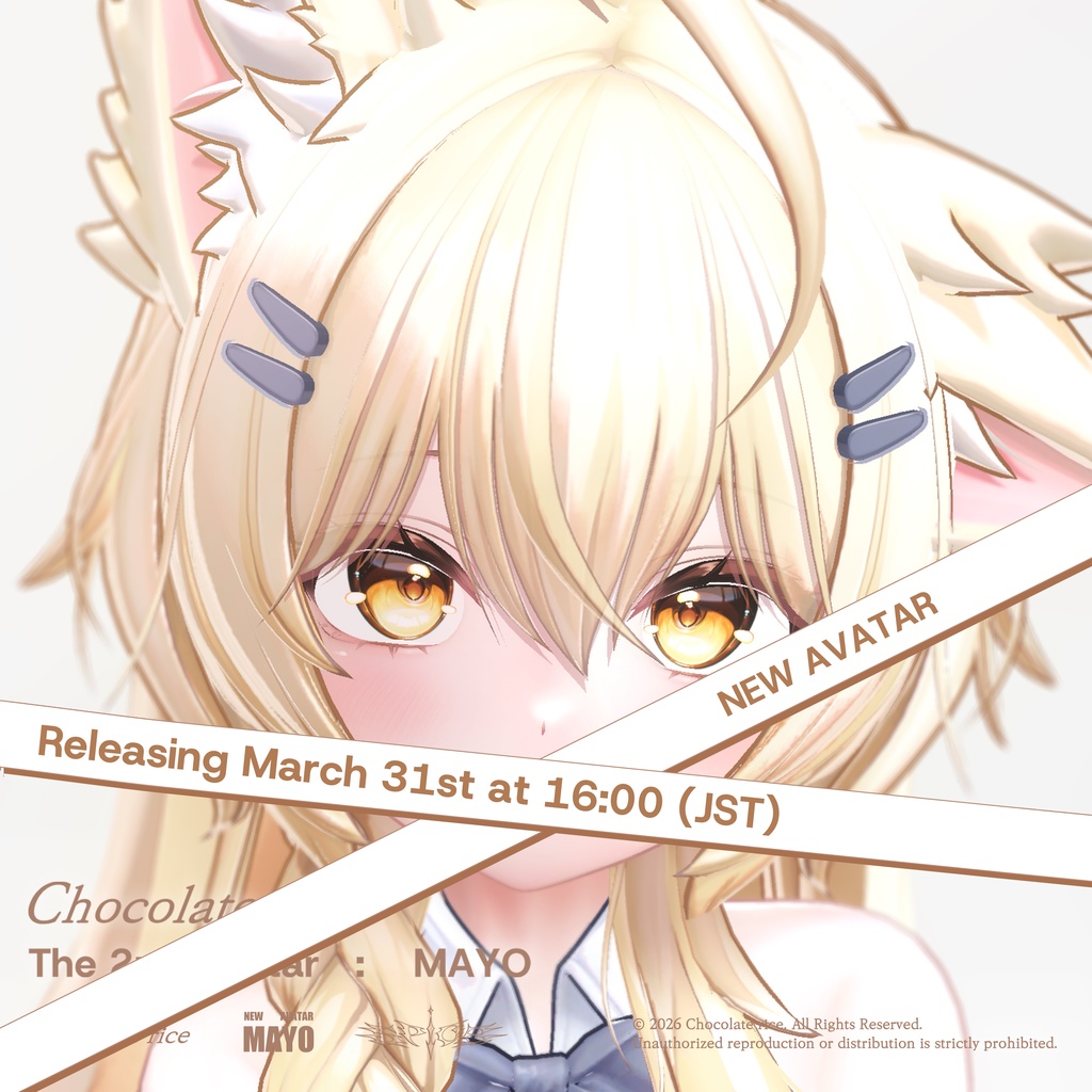 ✨今週末までの限定セール✨ 【オリジナル3Dモデル】 Mayo / まよ / ver.1.00