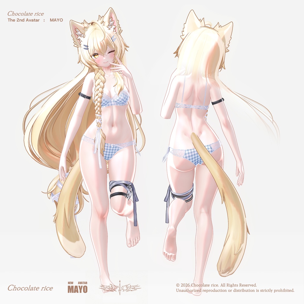 ✨今週末までの限定セール✨ 【オリジナル3Dモデル】 Mayo / まよ / ver.1.00